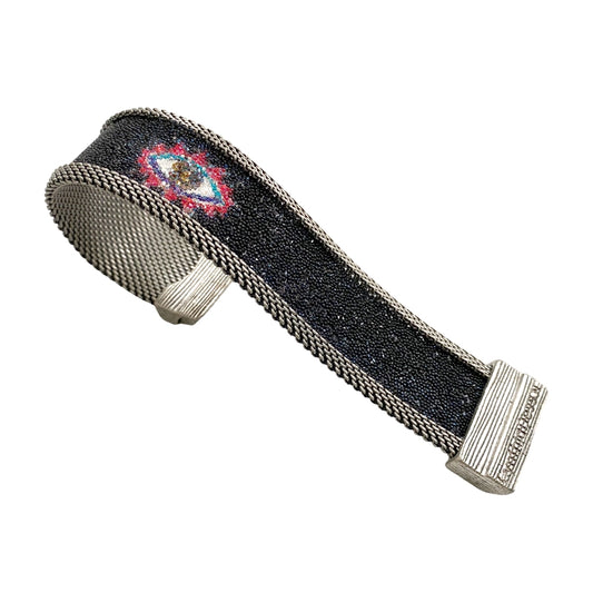 Protective Eye Cuffs with Shimmery BROWN eyes