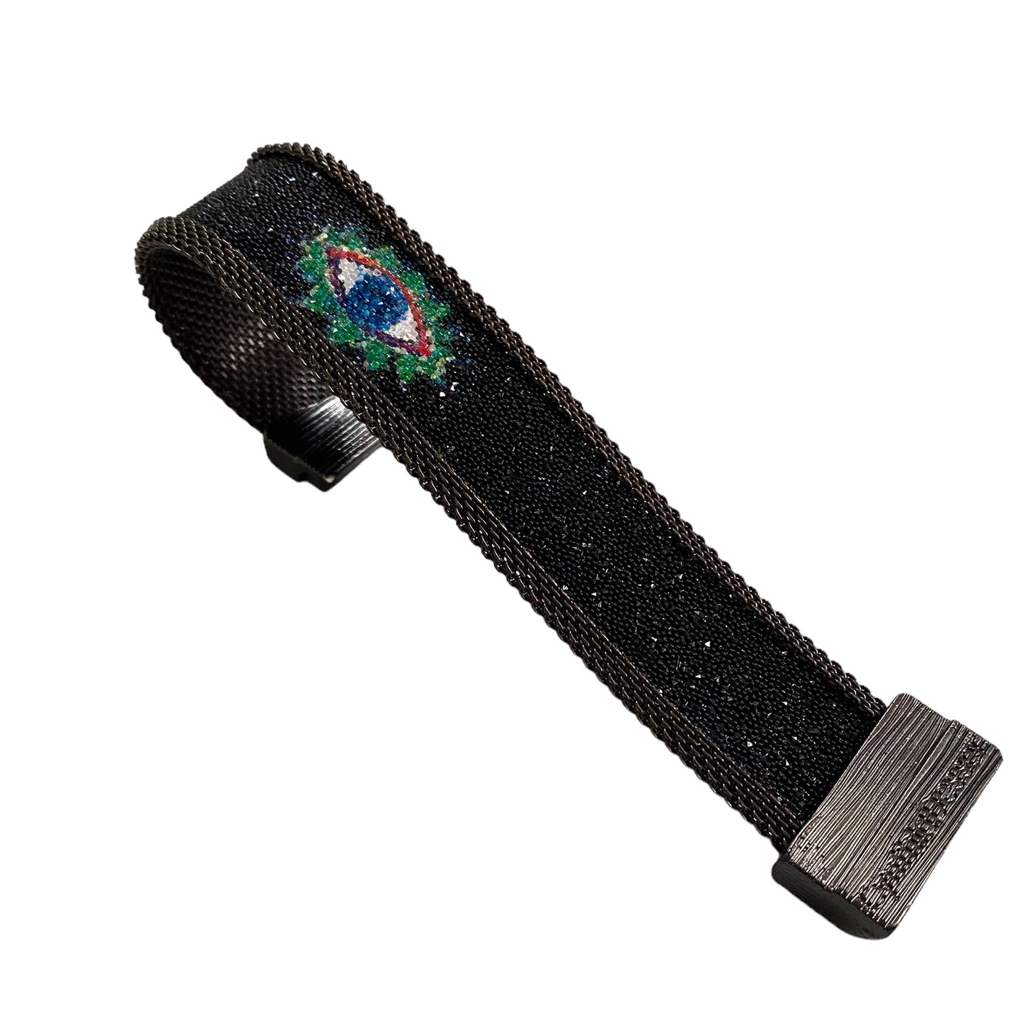 Protective Eye Cuffs with Shimmery BLUE eyes