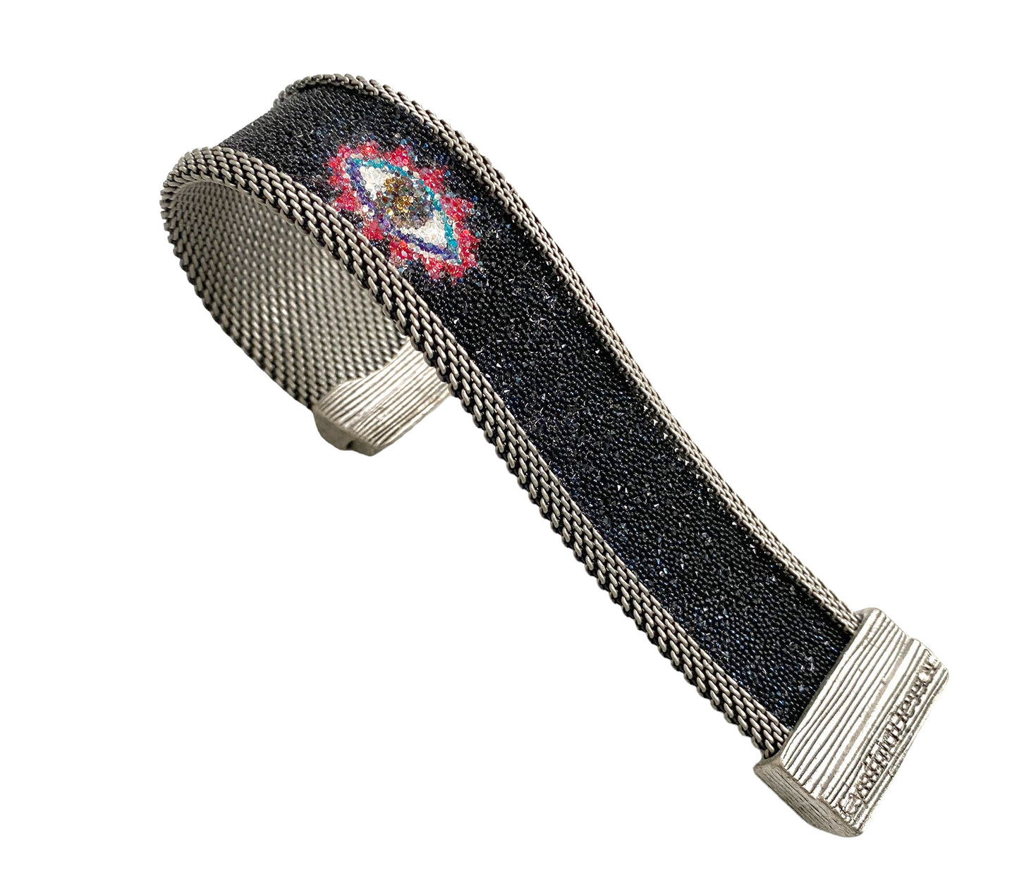 Protective Eye Cuffs with Shimmery BROWN eyes