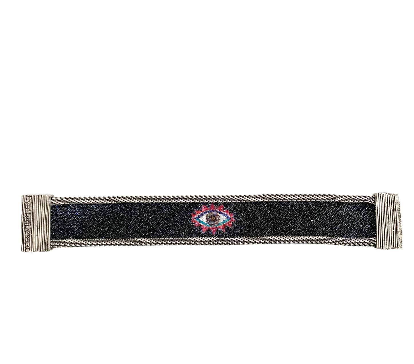 Protective Eye Cuffs with Shimmery BROWN eyes