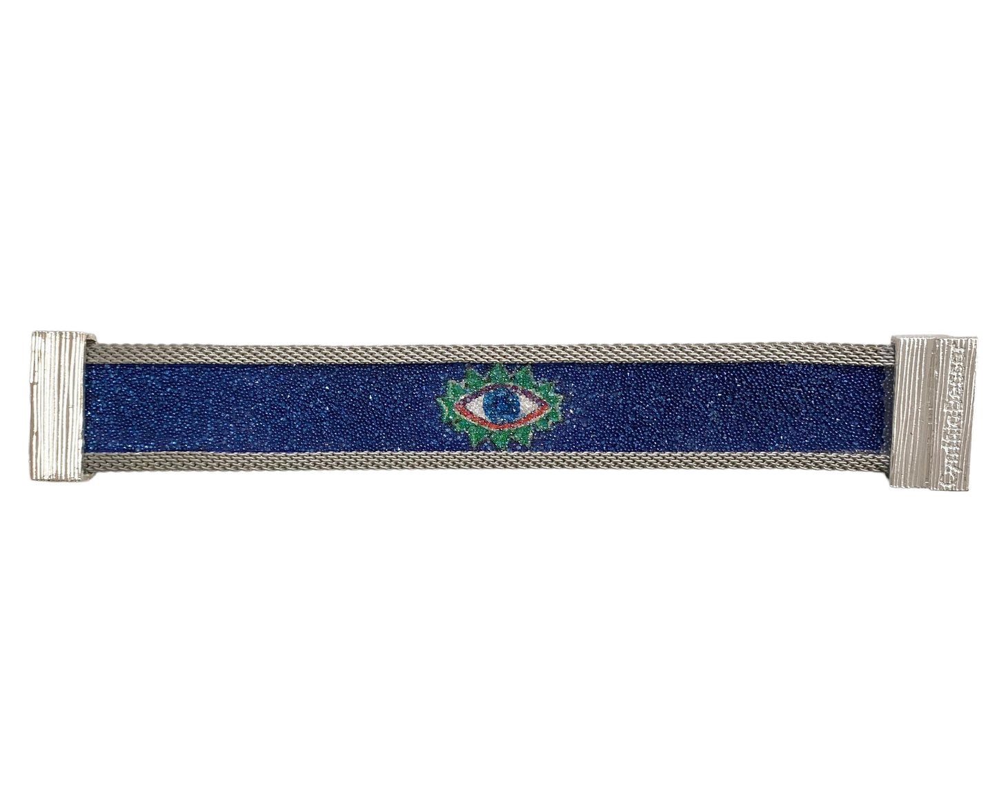 Protective Eye Cuffs with Shimmery BLUE eyes