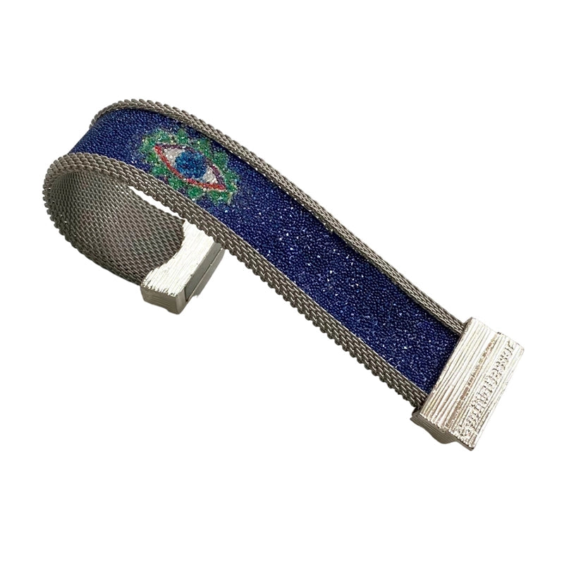 Protective Eye Cuffs with Shimmery BLUE eyes